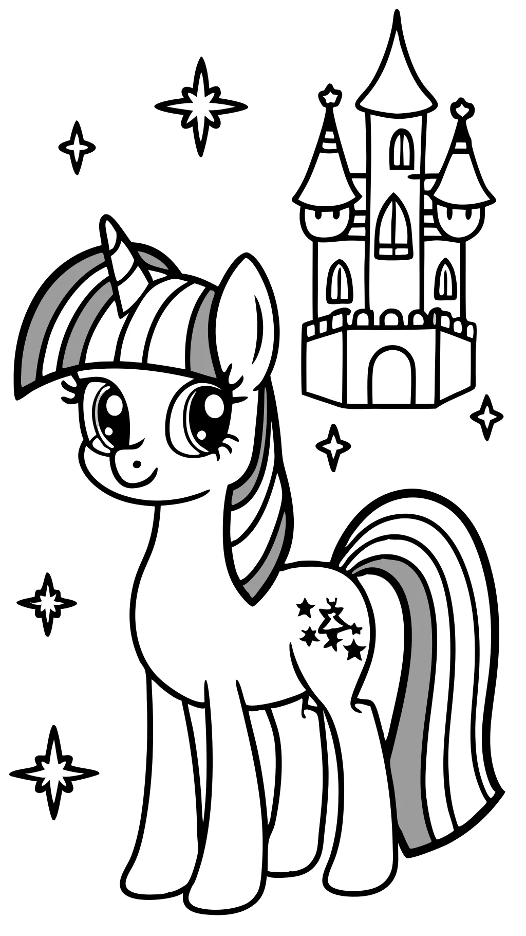 coloriages de sparkle crépusculaire